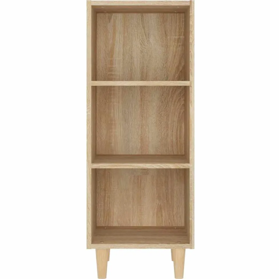 vidaXL Dressoir 34,5x32,5x90 cm bewerkt hout sonoma eikenkleurig, foto 4