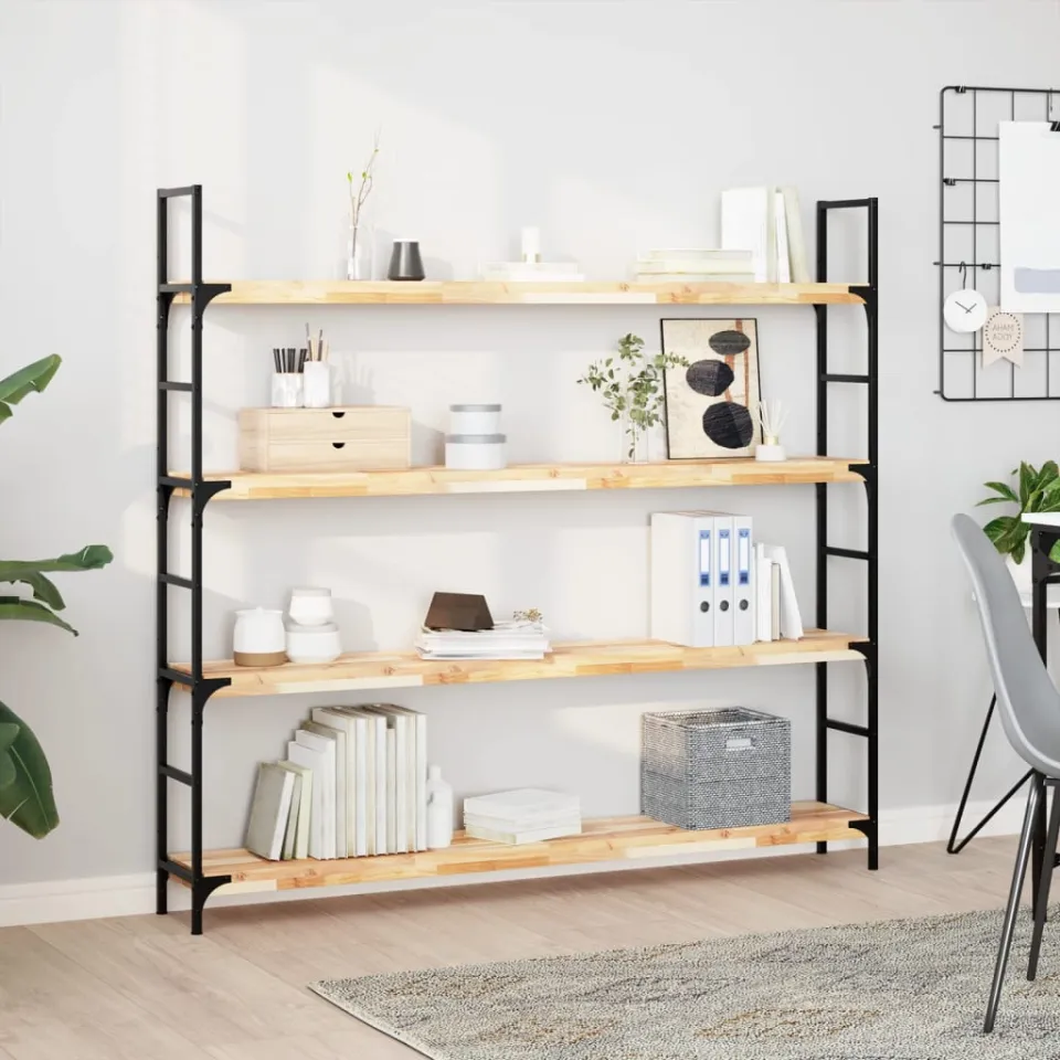 vidaXL Tafelblad rechthoekig 160x20x4 cm massief acaciahout bruin, foto 2