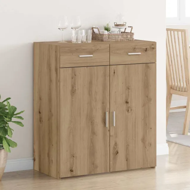 vidaXL Opbergkast Artisan Eiken 80 x 42.5 x 93 cm Bruin