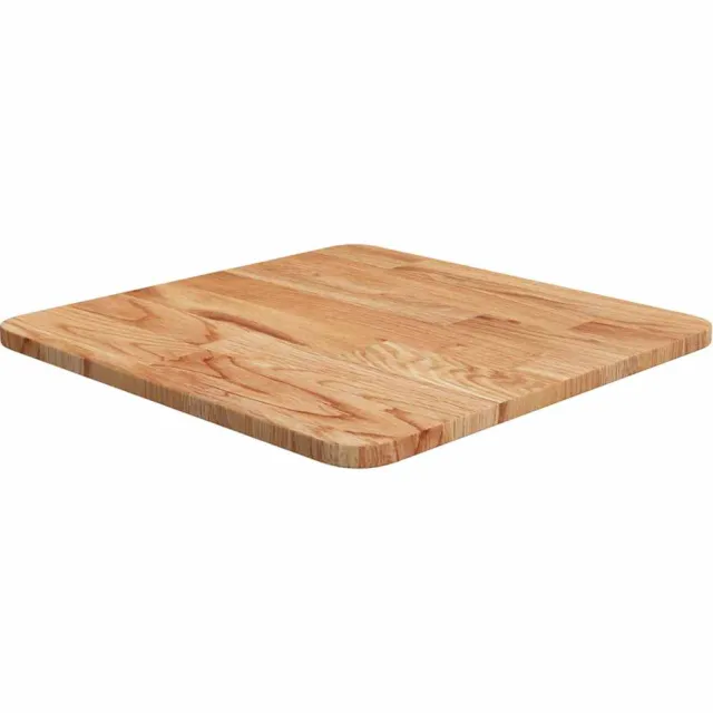 vidaXL Tafelblad vierkant 40x40x1,5cm massief eiken lichtbruin