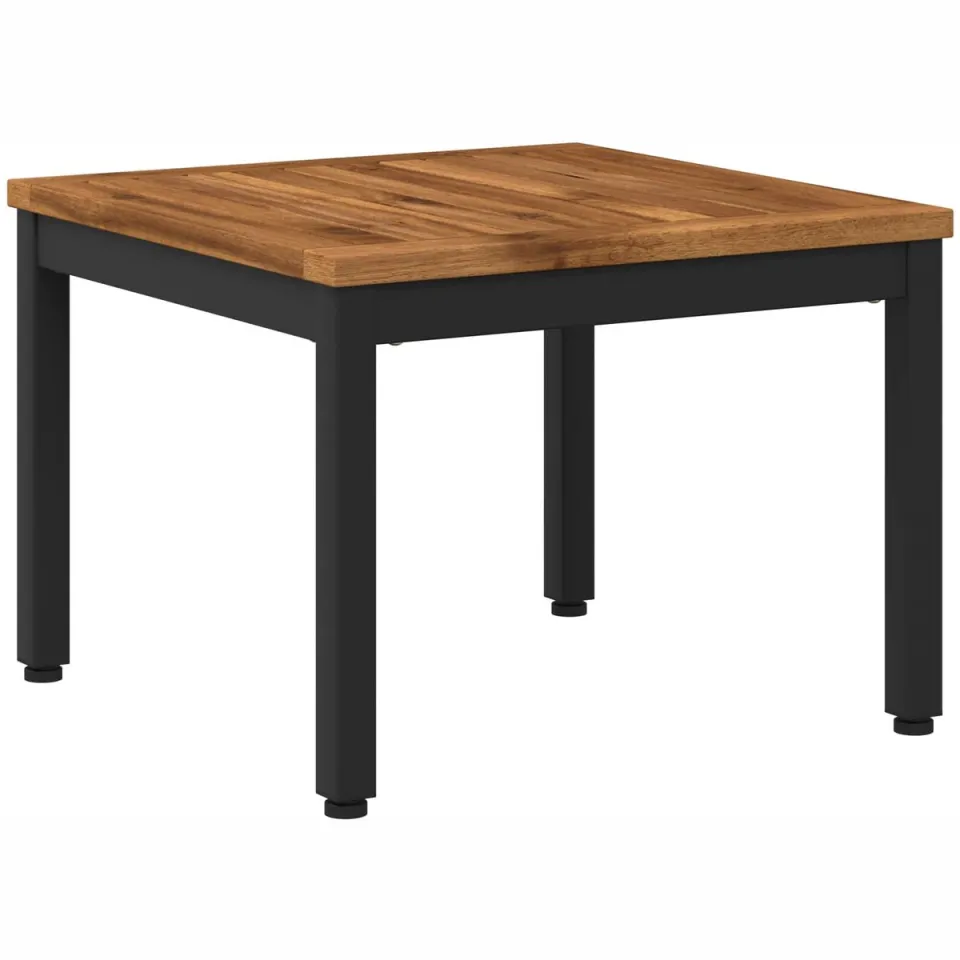 vidaXL Salontafel NAARDEN Naturel en Zwart 49 x 48,5 x 36 cm, foto 3