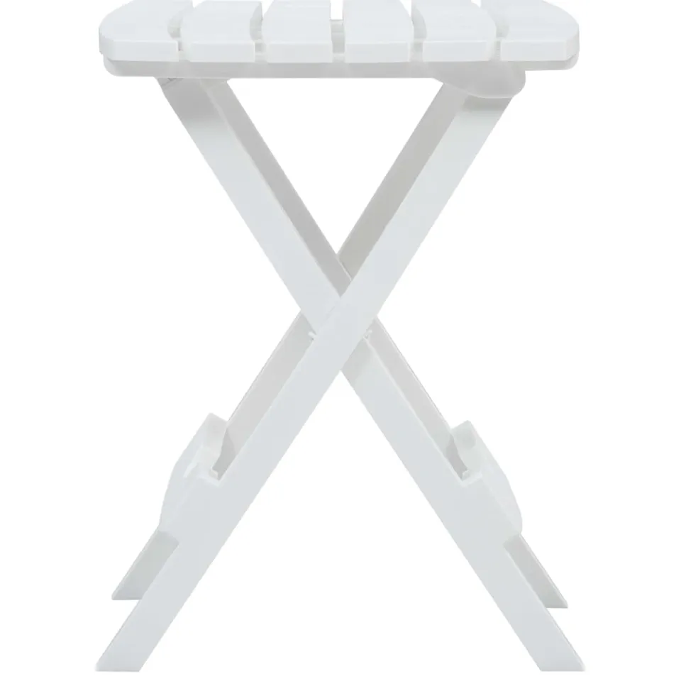 vidaXL Tuintafel inklapbaar 44,5x38,5x50 cm wit, foto 4