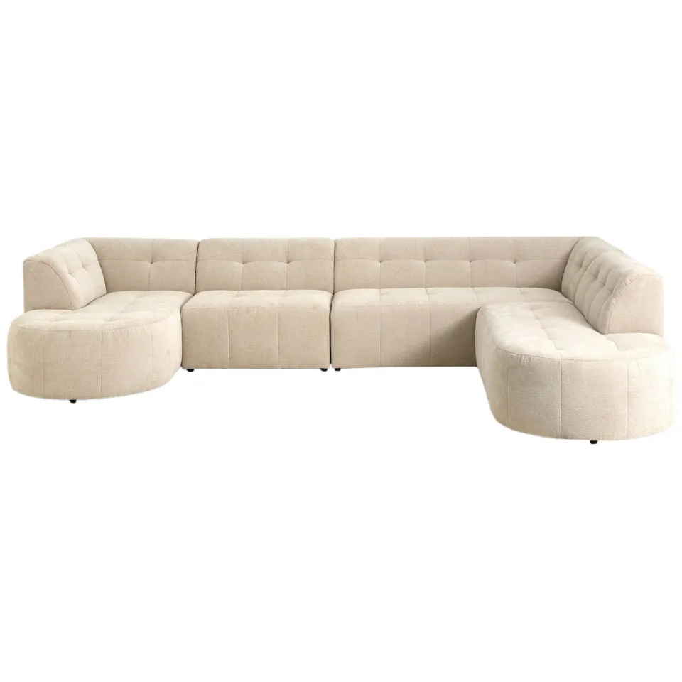 NOUS Living hoekbank rechts Aura - beige