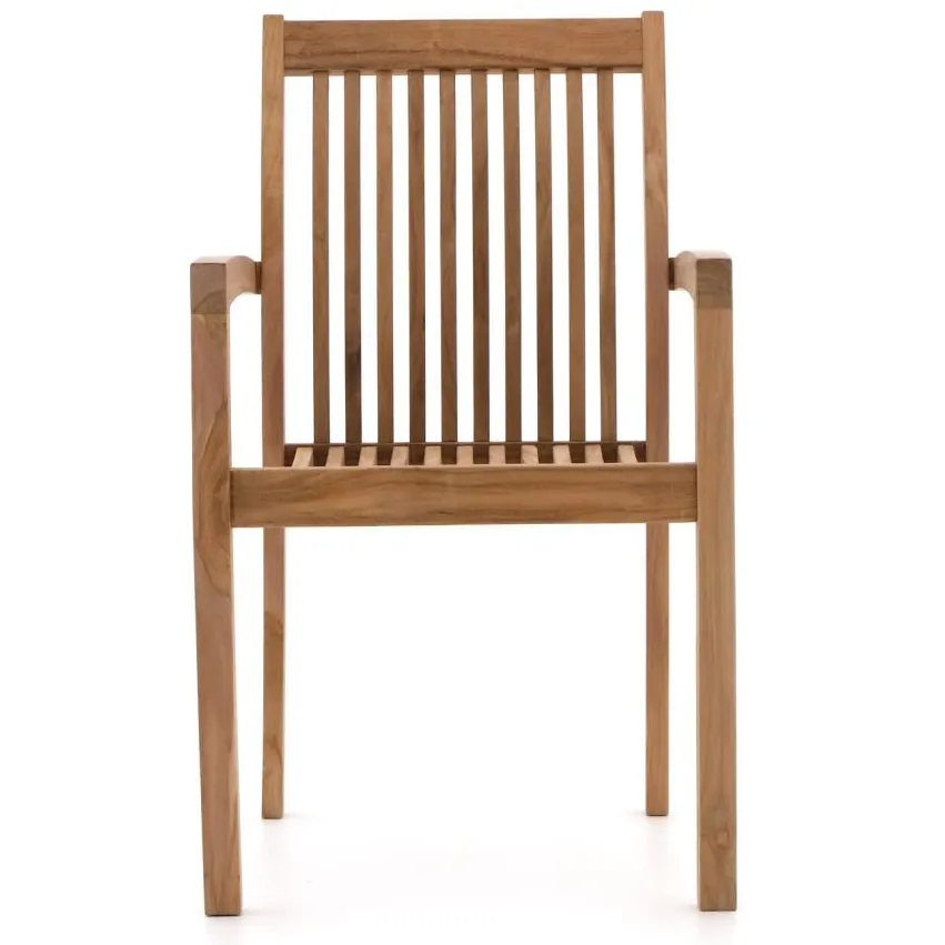 Sunyard Furniture Sunyard Jakarta dining tuinstoel stapelbaar bruin, foto 4