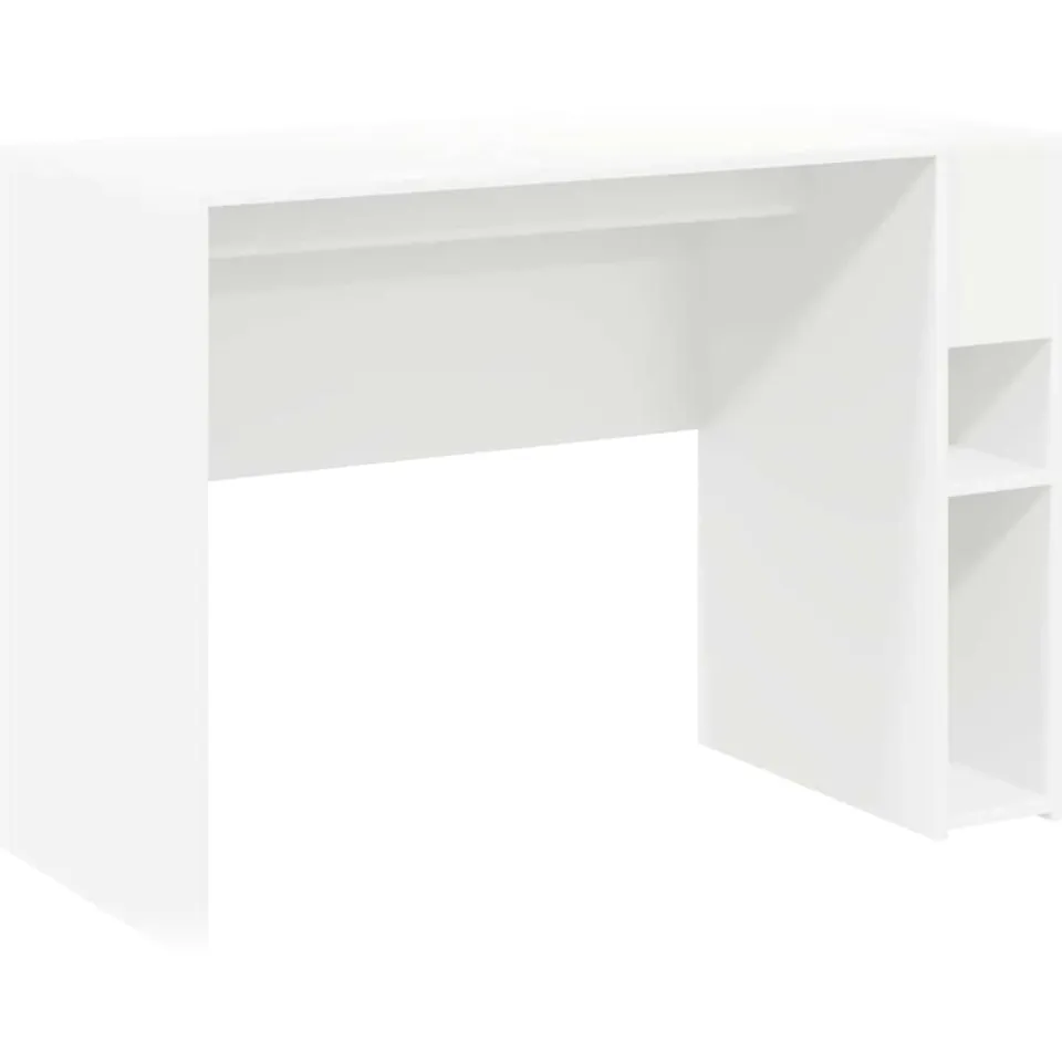 vidaXL Bureau Wit Bewerkt hout 109 x 50 x 78 cm, foto 3