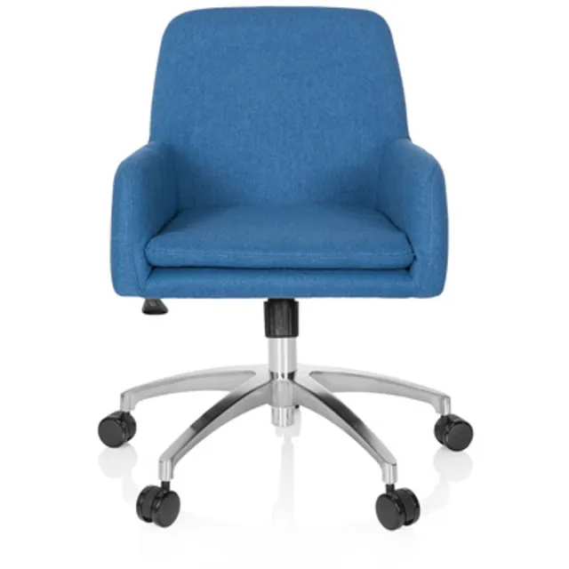 hjh office Shake 400 - Thuisgebruik bureaustoel - Blauw - Stof