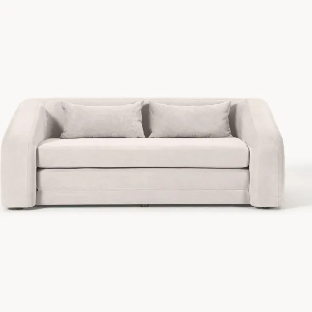 Westwing Collection Slaapbank Eliot (2-zits) Wit