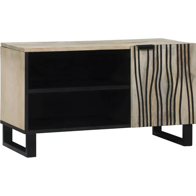 vidaXL TV Eenheden 80 x 33 x 46 cm Wit Bewerkt hout