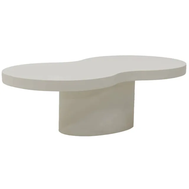Giga Meubel Salontafel Olive Organisch - Beige - 120x65x39cm