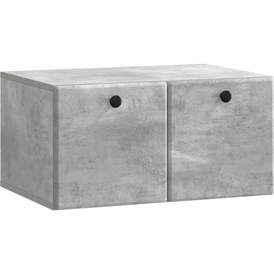 vidaXL Wandbeugel TV-kast 59,5 x 41 x 30 cm Betongrijs Bewerkt hout grijs, foto 3