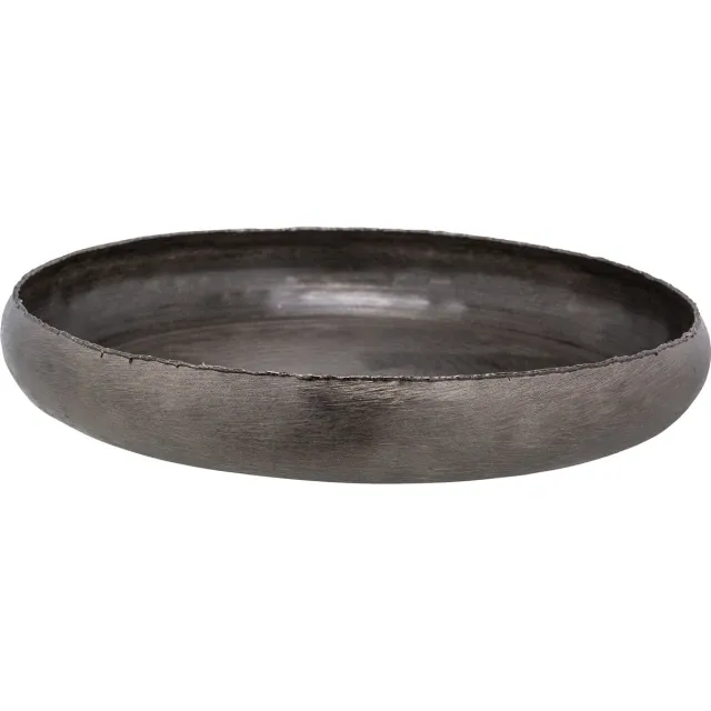 Cosy @ Home Schaal Brushed Zwart 43x43xh5,5cm Rond A