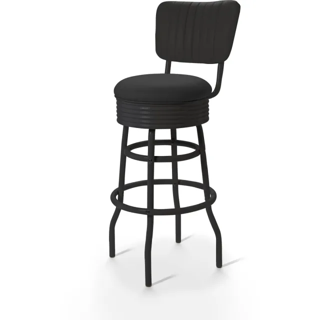 Bel Air Furniture Palace Barstool Backrest MP 77 Black zwart