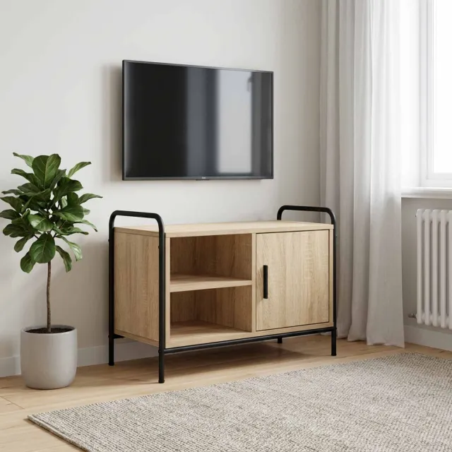 vidaXL Tv-meubel 67,5 x 33 x 50 cm Sonoma Eiken, foto 2