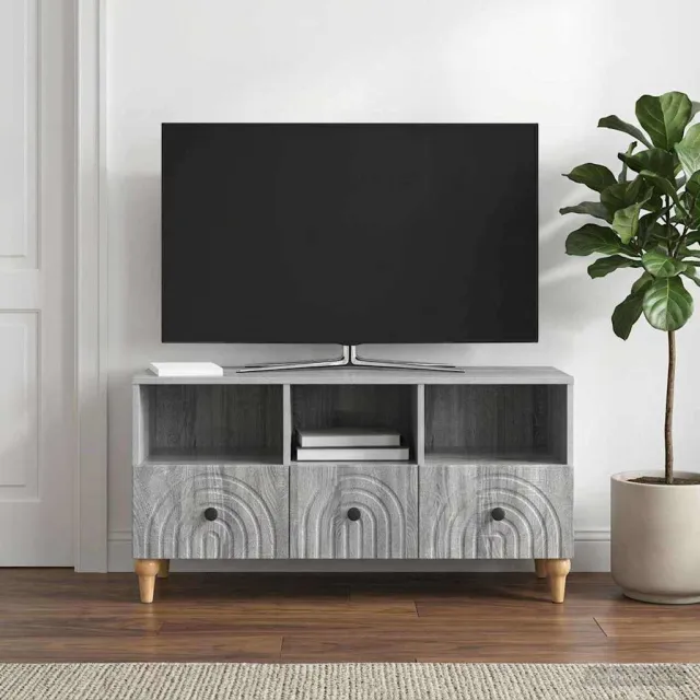 vidaXL TV-kast 102 x 34,5 x 50 cm Grijze Sonoma Geconstrueerd hout grijs, foto 2