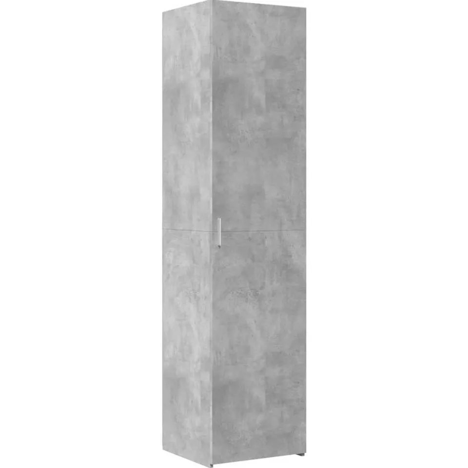 vidaXL Hoge kast 45x42,5x185 cm bewerkt hout betongrijs grijs, foto 3
