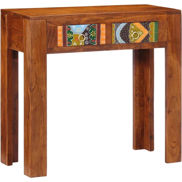 vidaXL Wandtafel - 80x35x75 - cm - massief - acaciahout Bruin