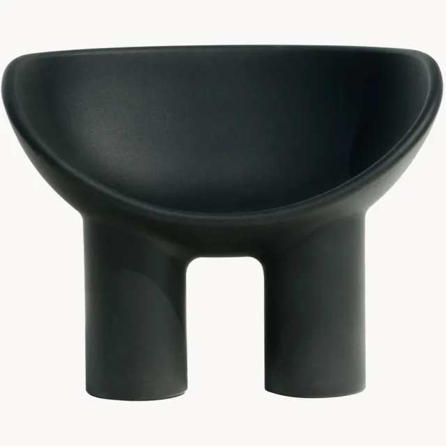 Driade Loungefauteuil Roly Poly Zwart