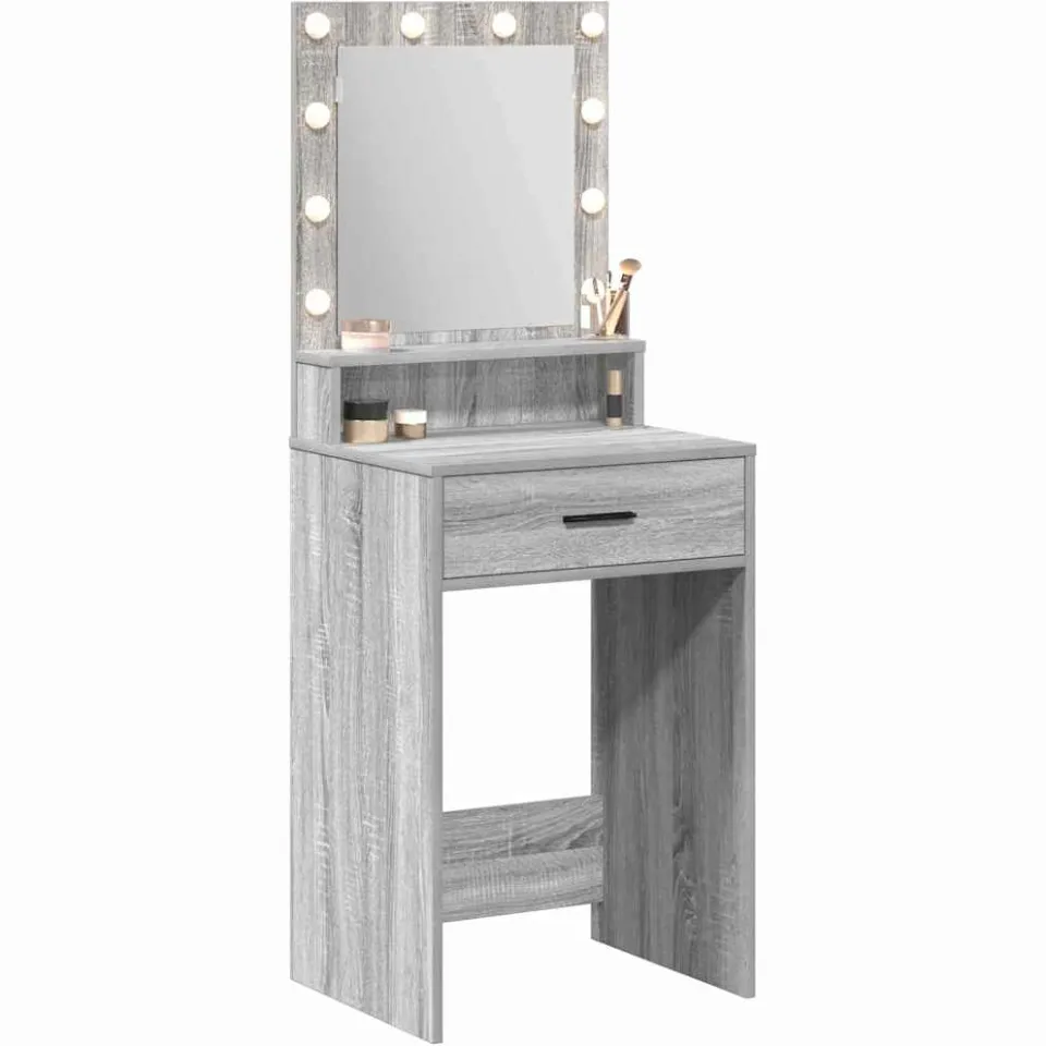 vidaXL Plafondtafel Grijs Sonoma 50 x 41 x 135 cm Bewerkt hout