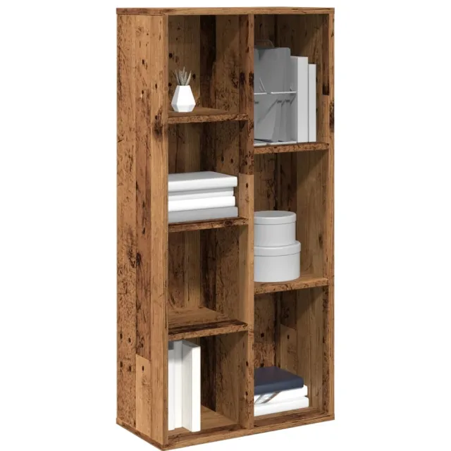 vidaXL Boekenkast 50x25x104 cm oud houtkleurig Bruin