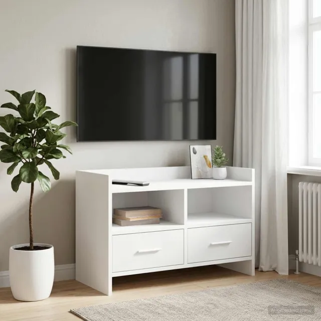 vidaXL TV-kast 71,5 x 33 x 47 cm Wit Bewerkt hout, foto 2