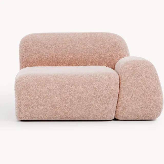Westwing Collection Hoekmodule Wolke roze