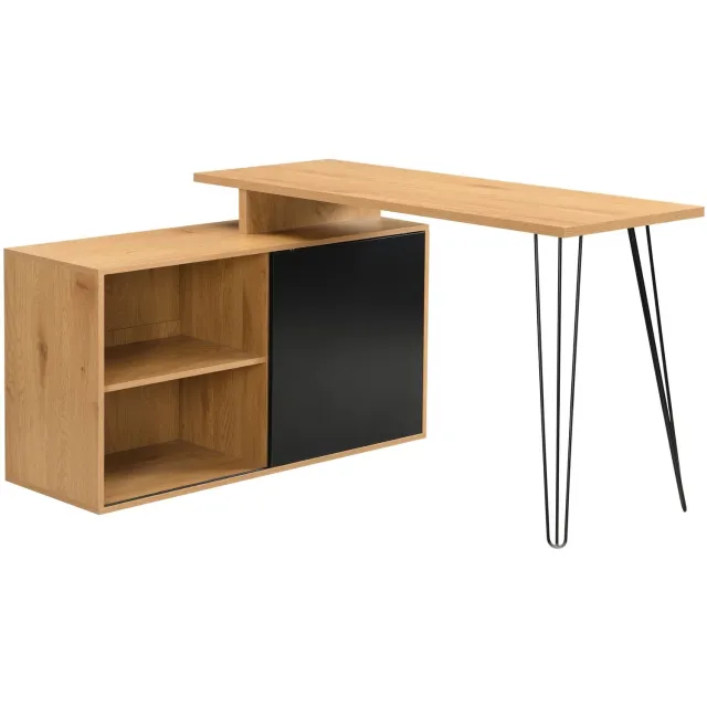 Cosmo Casa Bureau - Metaal - 130 x 110 x 74,5 cm Zie omschrijving