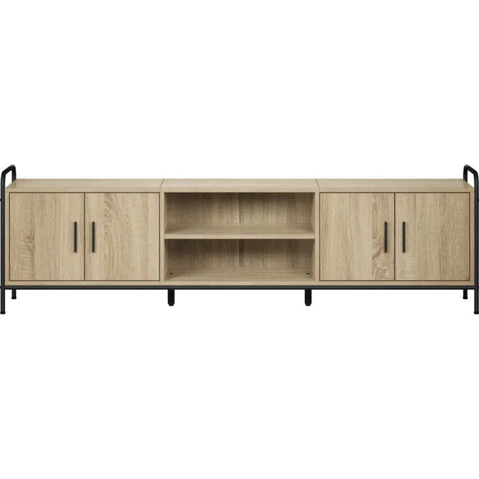 vidaXL Tv-meubel 167,5 x 33 x 50 cm Sonoma Eiken Bewerkt hout, foto 4