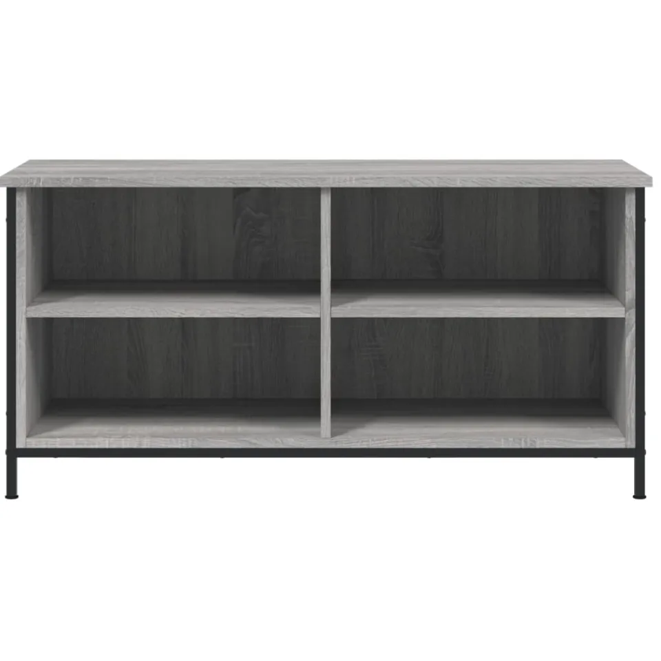 vidaXL Tv-meubel 100x40x50 cm bewerkt hout grijs sonoma eikenkleurig