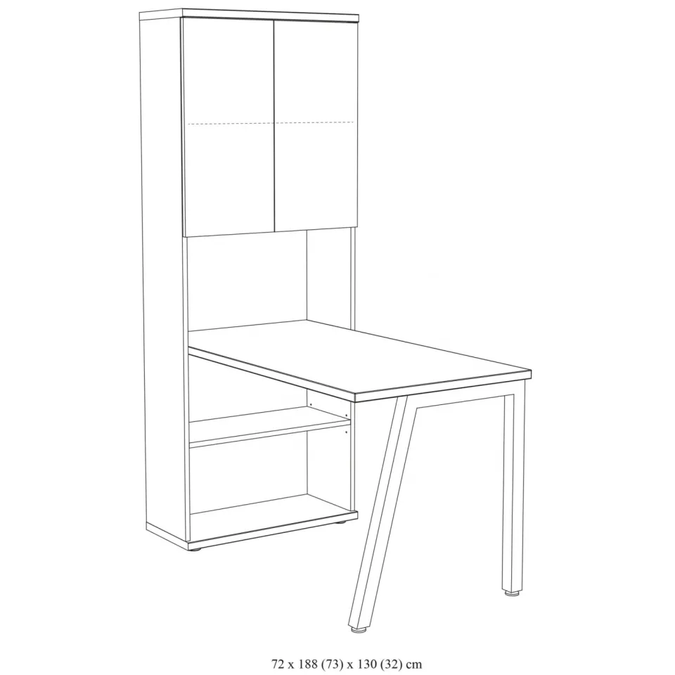 Bureau Pluto eiken, foto 2