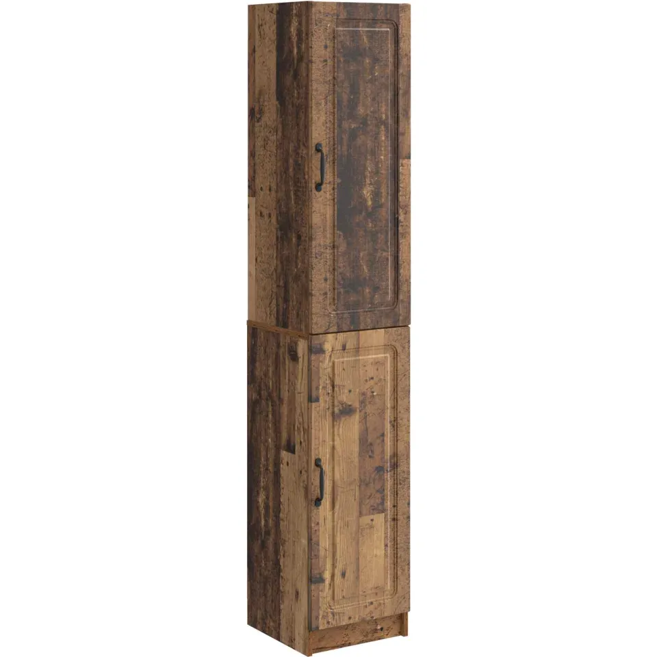 vidaXL Kastenset 2 st Oud hout Bewerkt hout bruin, foto 3