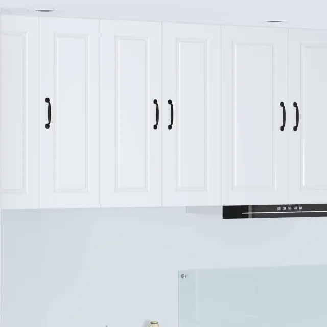 vidaXL Wandkast PORTO Wit 60 x 31 x 80 cm Bewerkt hout