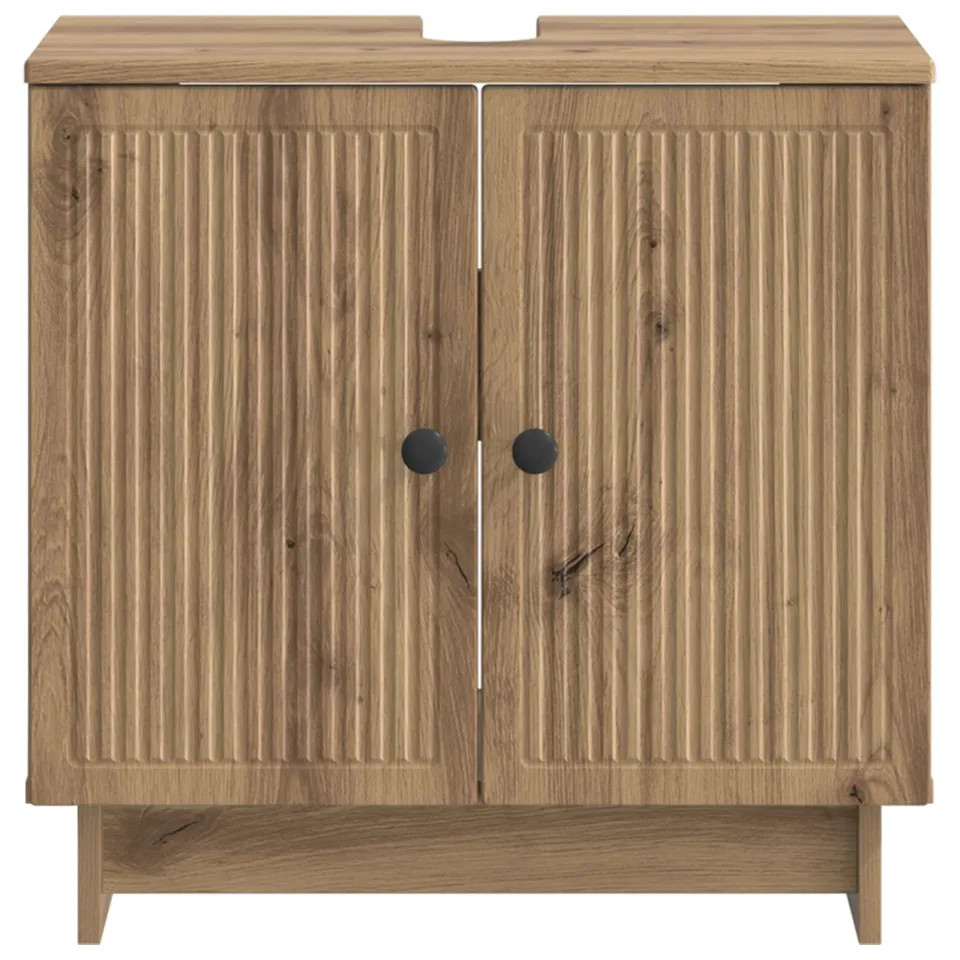 vidaXL Badkamer wastafelkast EDE Artisanaal eiken 59,5 x 31,5 x 59 cm, foto 4
