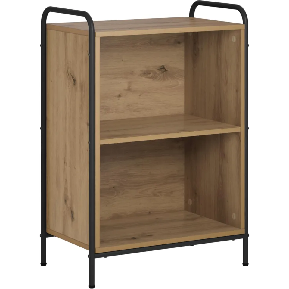 vidaXL Boekenkast 55,5 x 33 x 174 cm Bewerkt hout Artisanaal eiken, foto 3