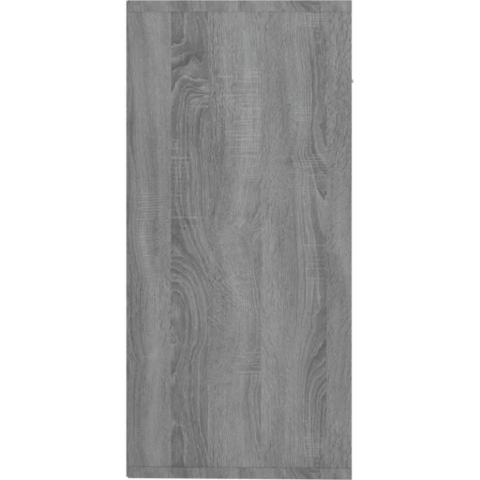 vidaXL Dressoir 88x30x65 cm bewerkt hout grijs sonoma eikenkleurig, foto 4
