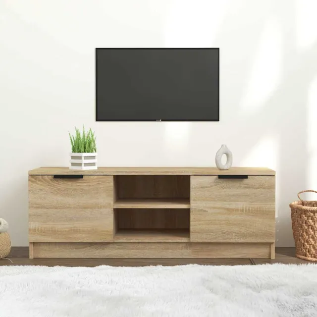 vidaXL Tv-meubel 102x35x36,5 cm bewerkt hout sonoma eikenkleurig, foto 2