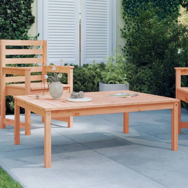 vidaXL Tuintafel 121x82,5x45 cm massief douglashout bruin, foto 2