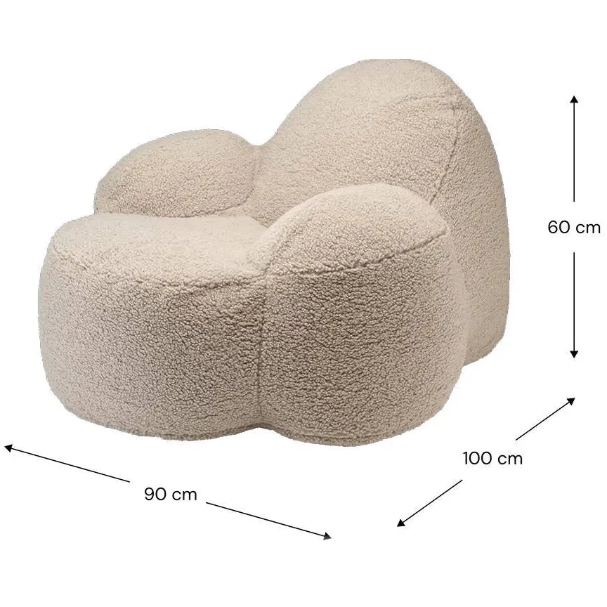 Wigiwama Biscuit Tiener Momo Stoel Beige