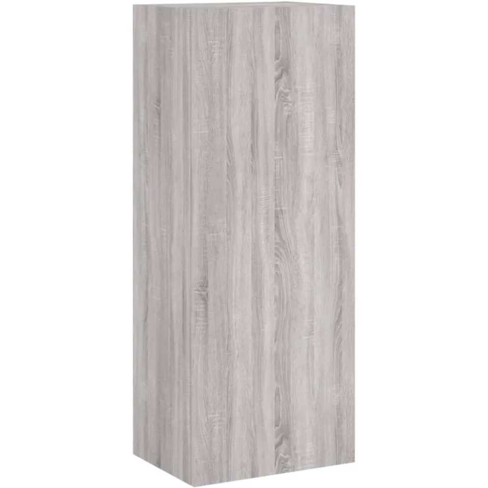 vidaXL Tv-wandmeubel 40,5x30x102 cm bewerkt hout grijs sonoma