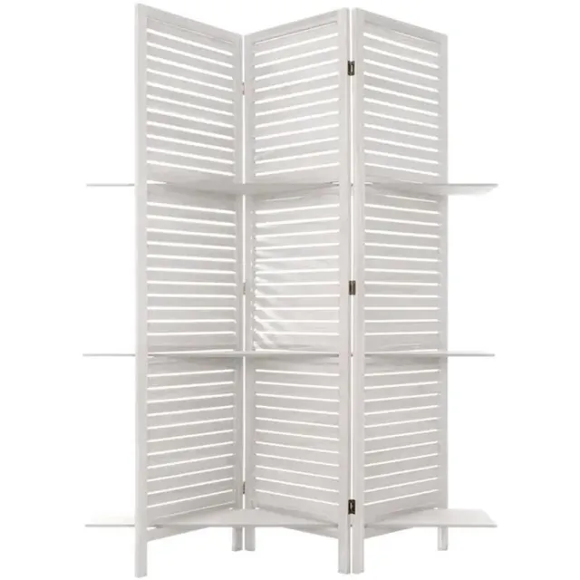 Atmosphera Luxe Kamerscherm Windows met 3 vlakken - wit - mdf - 120 x 170 cm - afscherming wand - omkleden