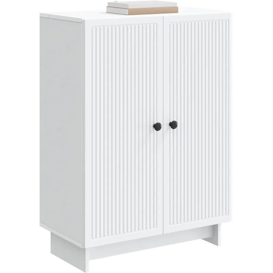 vidaXL Dressoir Wit 66 x 34,5 x 90 cm Bewerkt hout