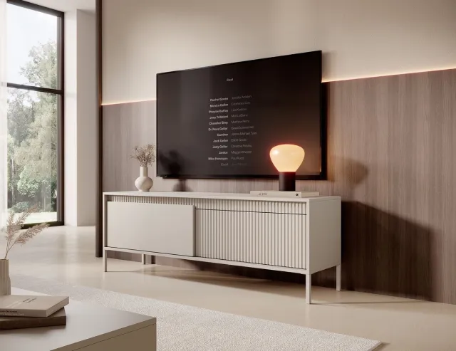 MEUBELLA TV-Meubel Saran - Beige - 153 cm