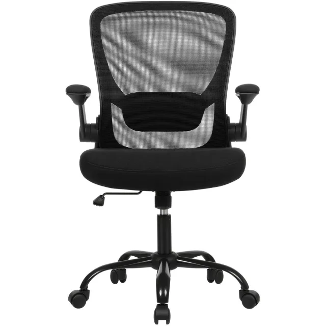 Songmics Bureaustoel - Ergonomisch - Draaistoel Zwart