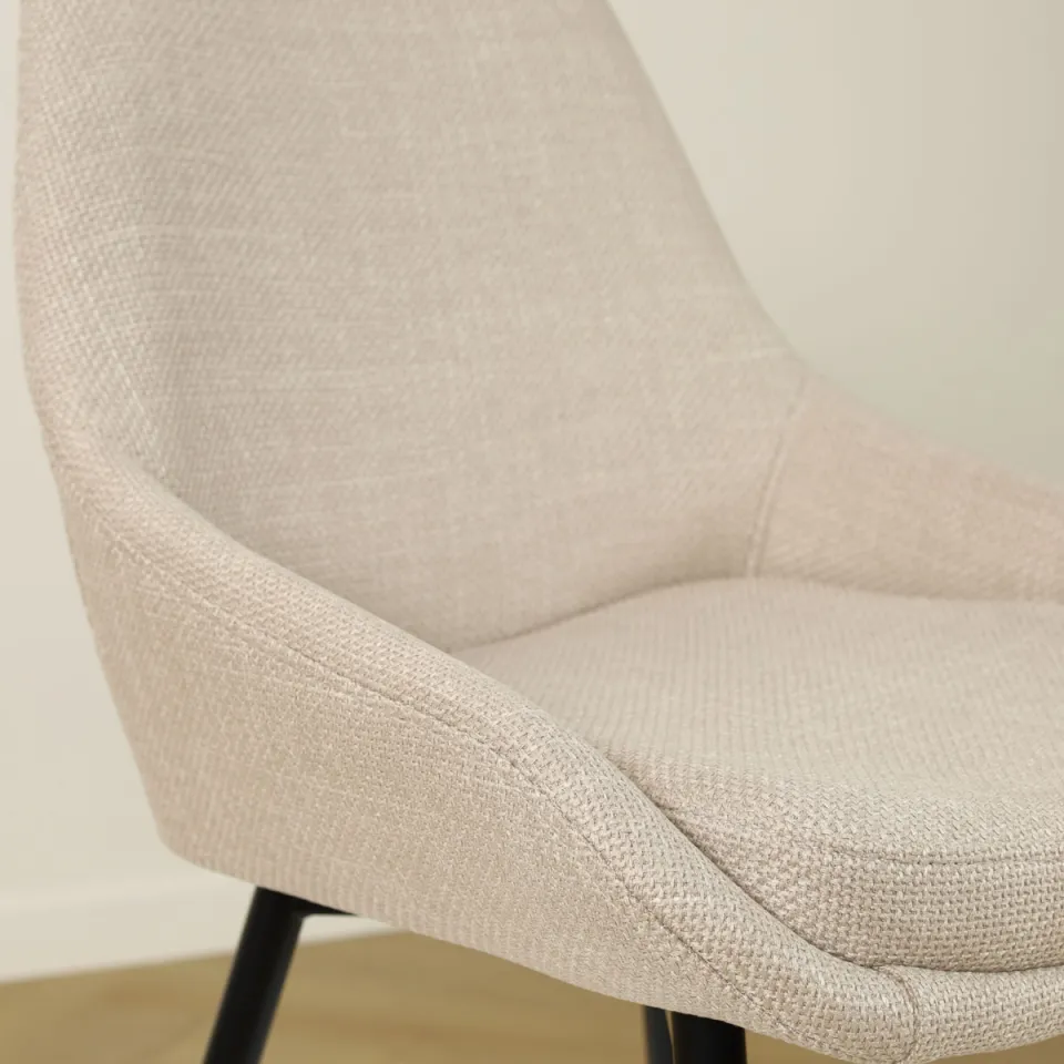 Nolon Vera eetkamerstoel beige, foto 4