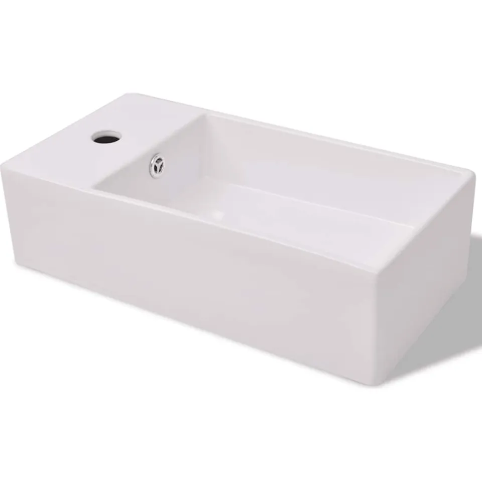 vidaXL Badkamermeubelset met wasbak zwart 3-dlg, foto 4