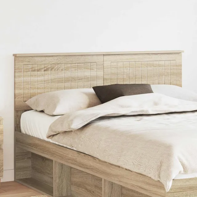 vidaXL Hoofdbord Sonoma Eiken Bewerkt hout Bruin