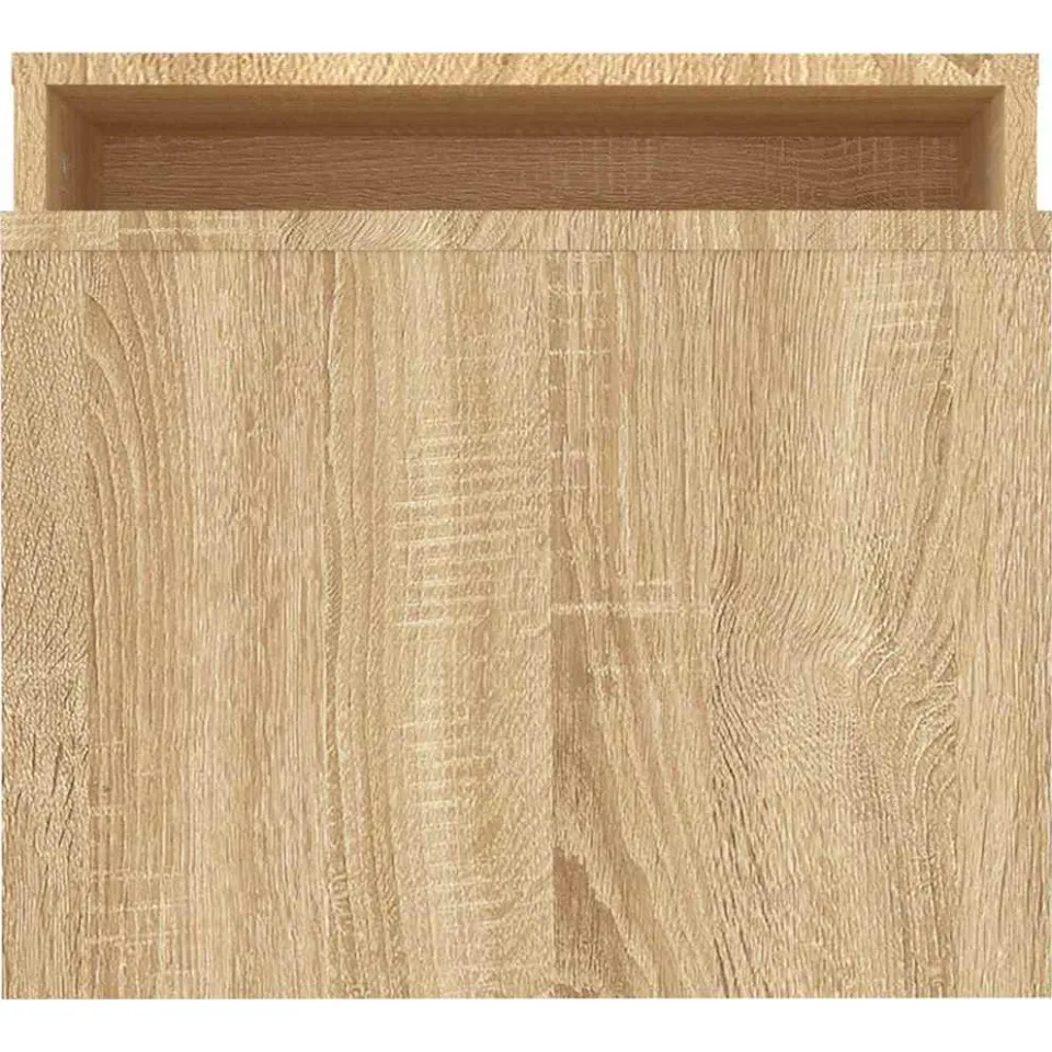 vidaXL Salontafelset 100x48x40 cm bewerkt hout sonoma eikenkleurig, foto 4