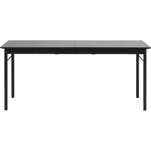 Giga Living Eettafel Eikenhout Zwart - 4-6 Personen - 180cm - Tafel Savona - Giga Living