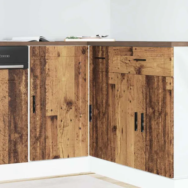 vidaXL Onderkast Porto bewerkt hout oud houtkleurig Bruin