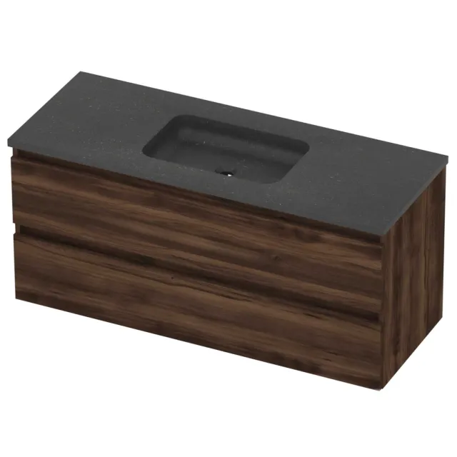 Basic-Line Rocky 46 Badmeubelset Hardsteen 120x46x54 cm R46BSEBA1200 Barista Oak Blue Stone Grijs