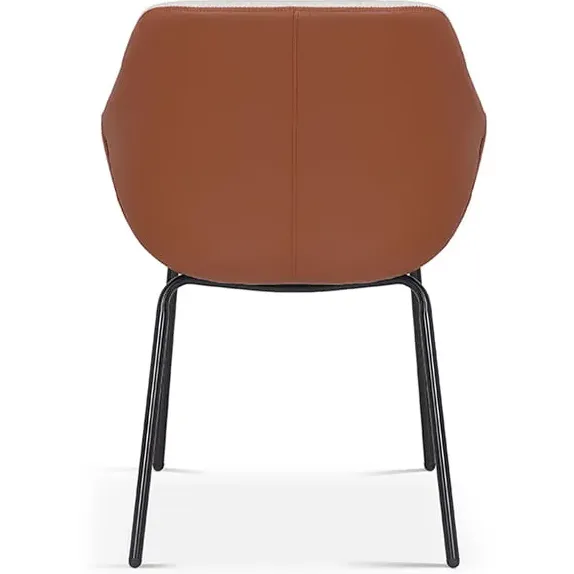 armstoel Dundee beige-cognac, foto 4